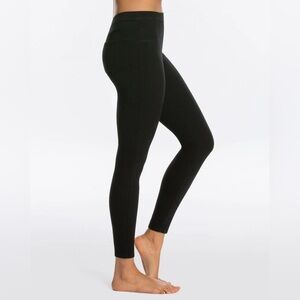 Spanx Jean-ish Ankle Leggings in Black Size 1X